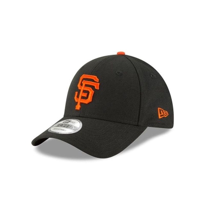 Black San Francisco Giants Hat - New Era MLB JR The League 9FORTY Adjustable Caps USA1824650